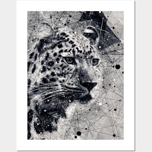 Abstract Leopard Posters and Art